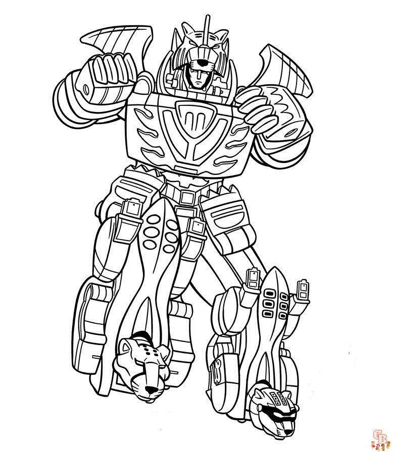 Coloriage Megazord