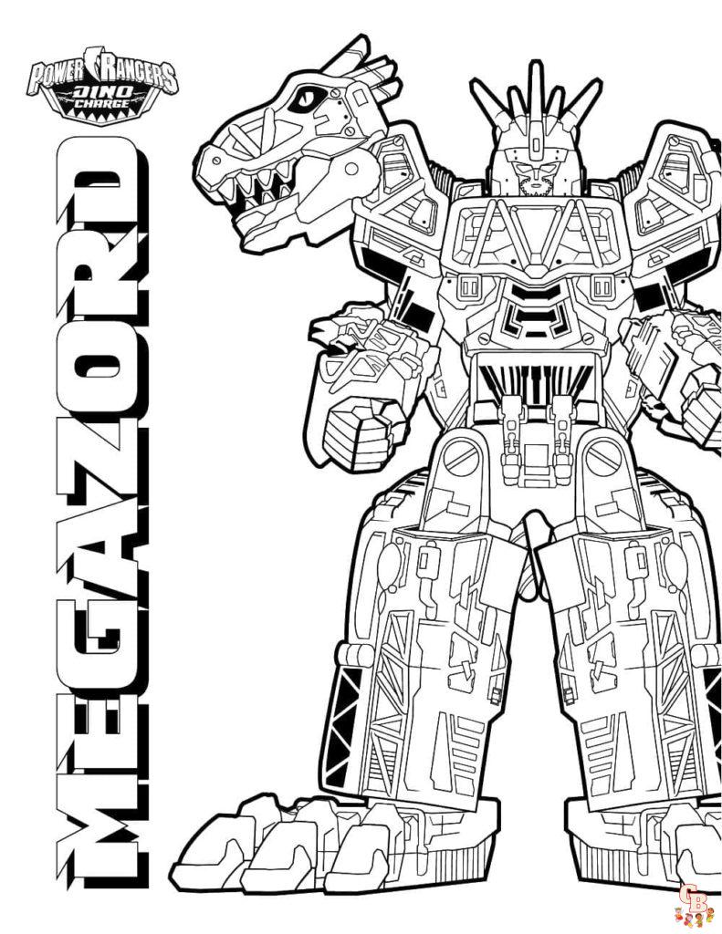 Coloriage Megazord