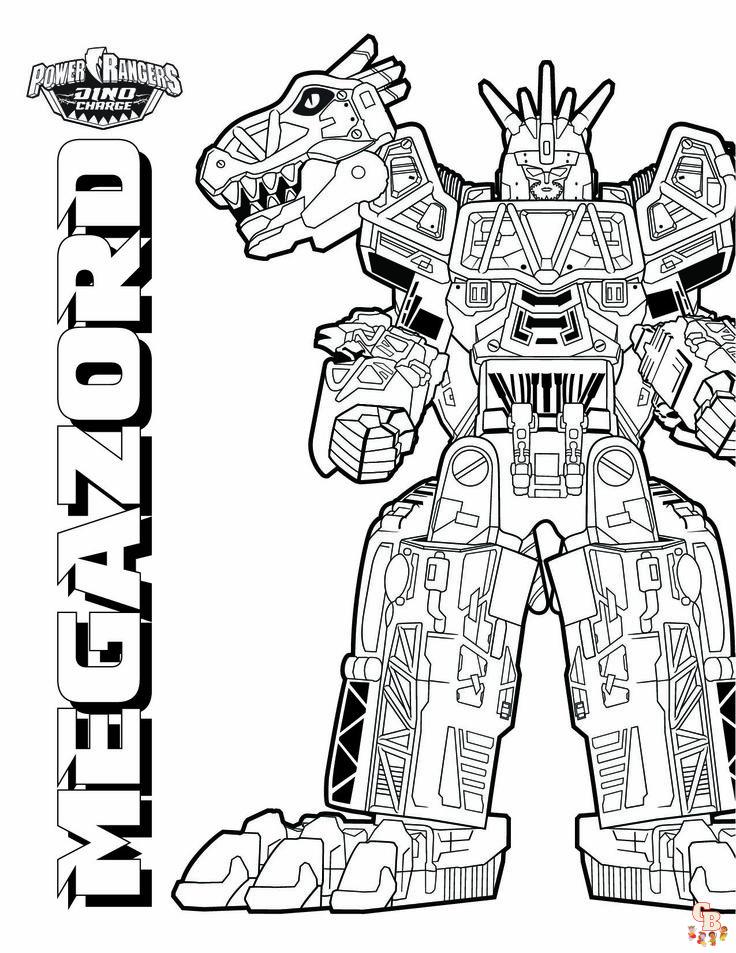 Coloriage Megazord