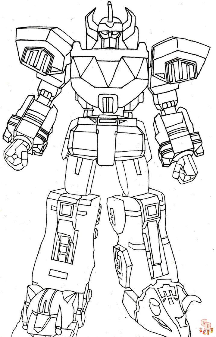 Coloriage Megazord