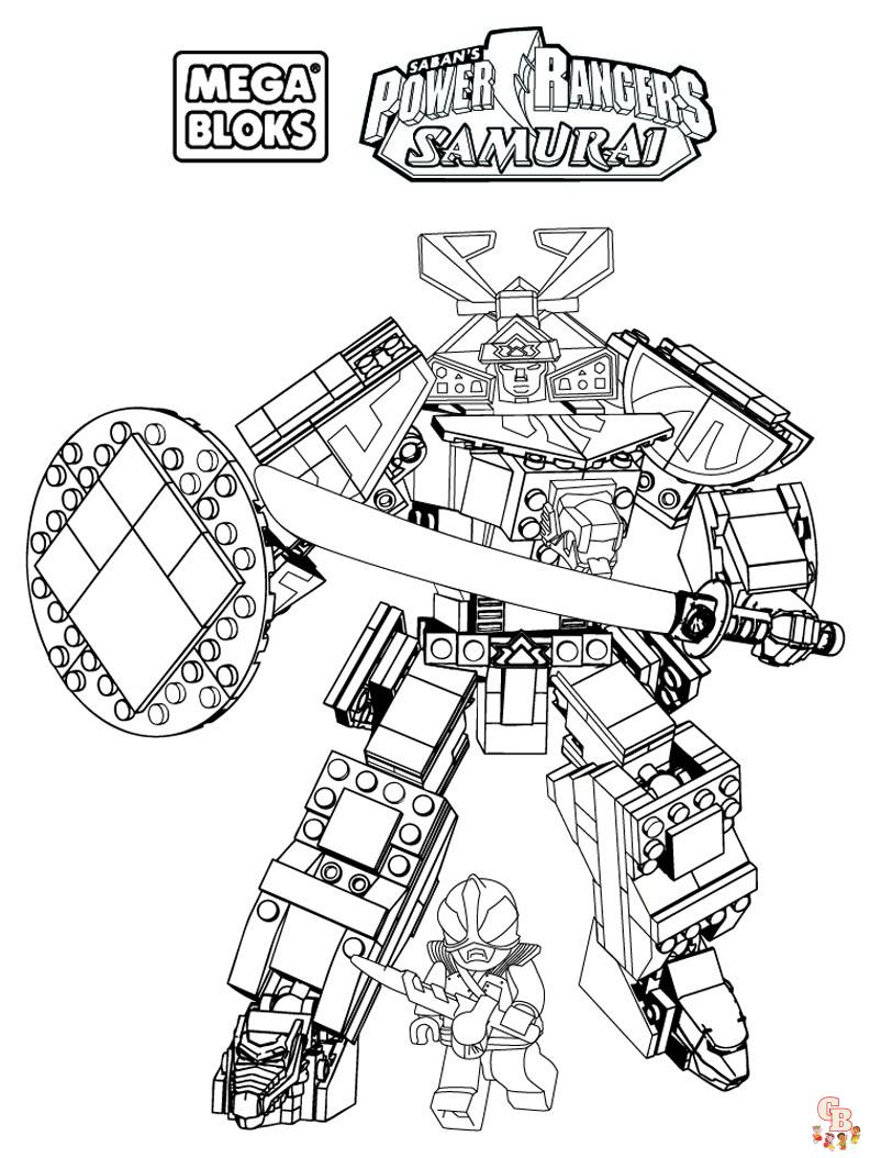 Coloriage Megazord