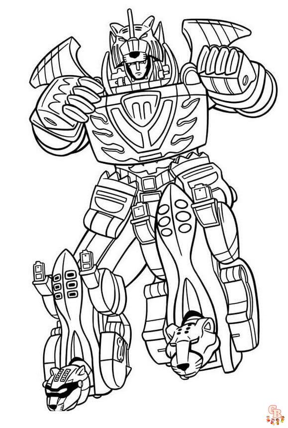 Coloriage Megazord