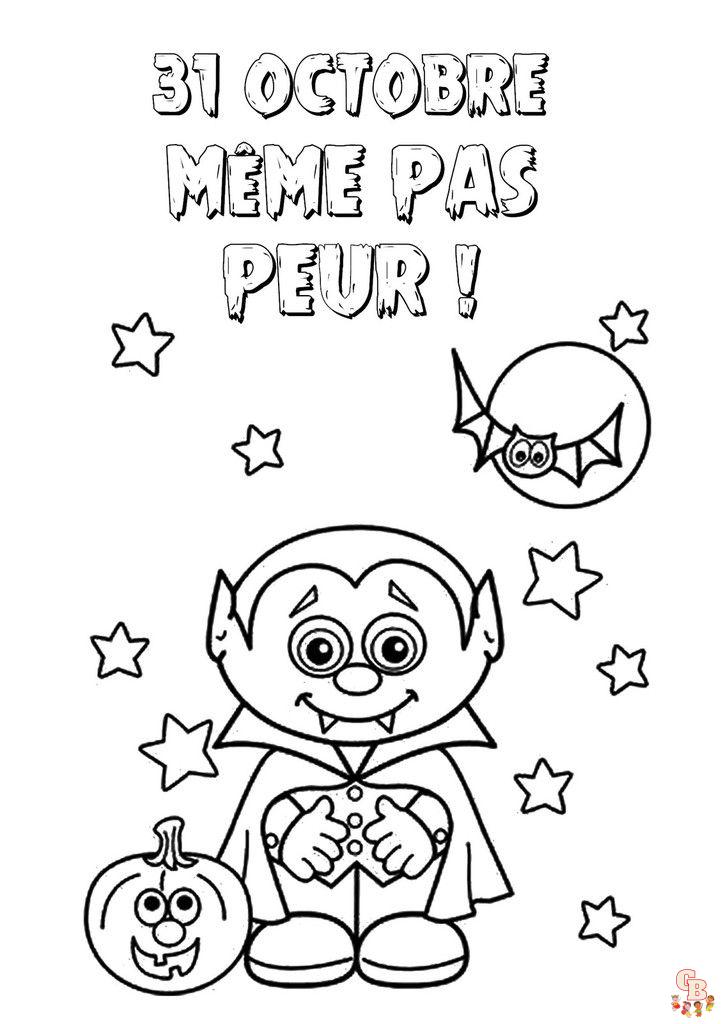 Coloriage Meme pas peur