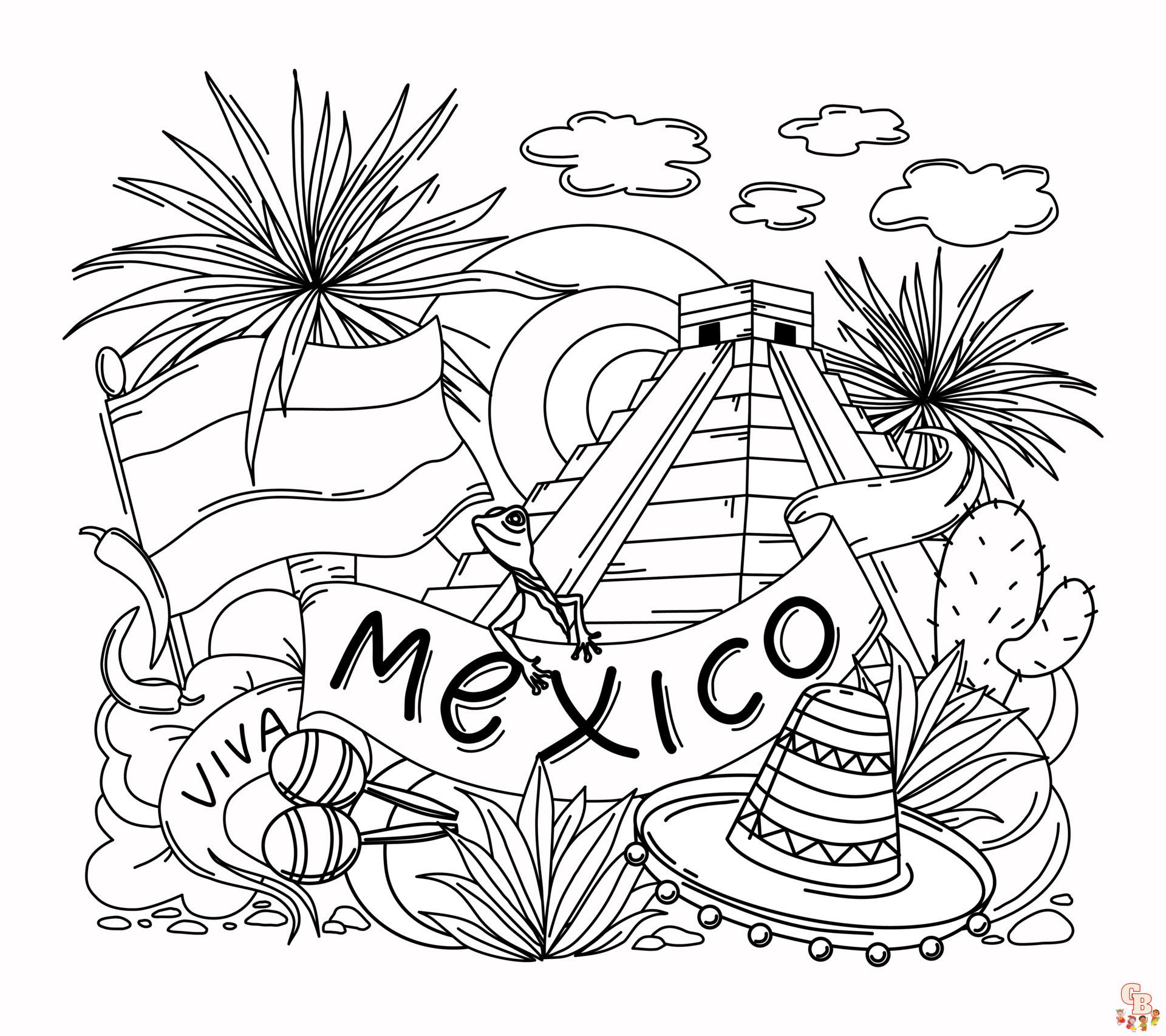 Coloriage Mexique