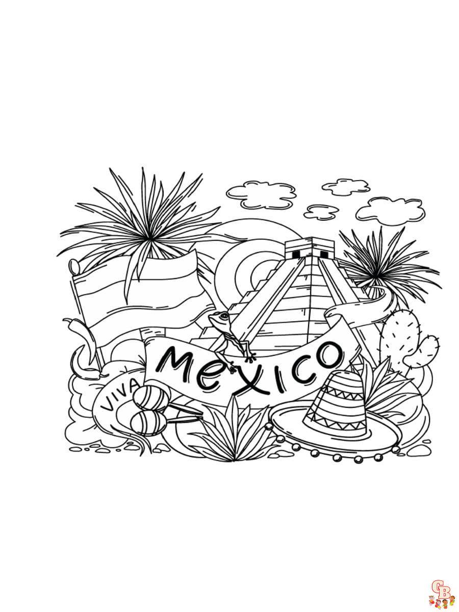 Coloriage Mexique