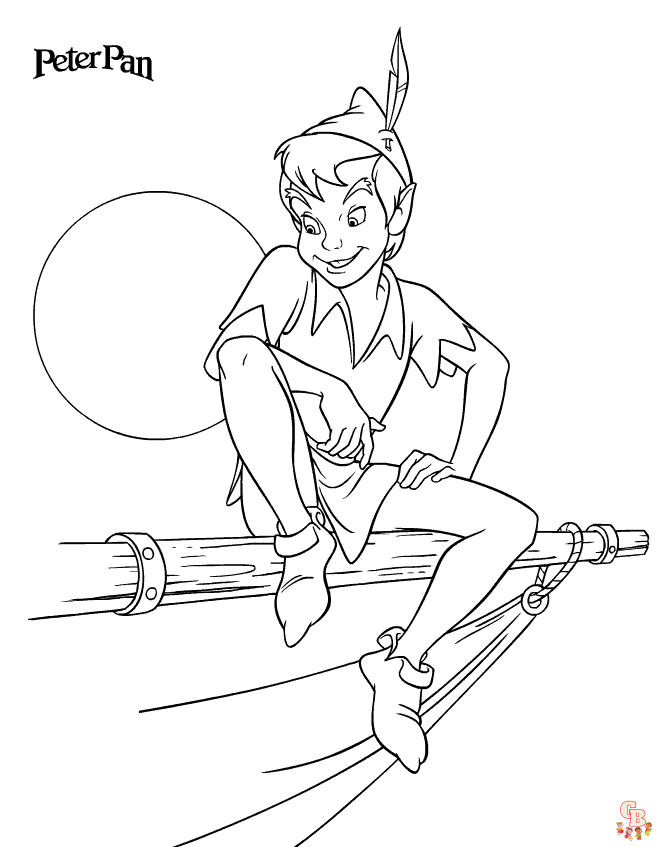 Coloriage Michael de Peter Pan