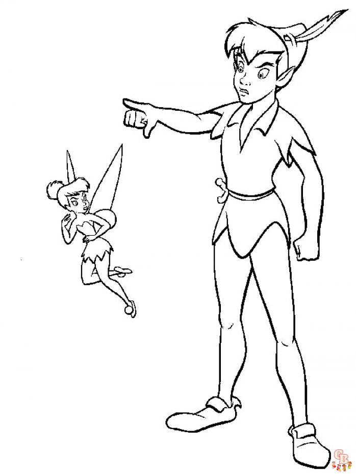 Coloriage Michael de Peter Pan