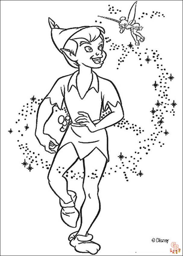 Coloriage Michael de Peter Pan