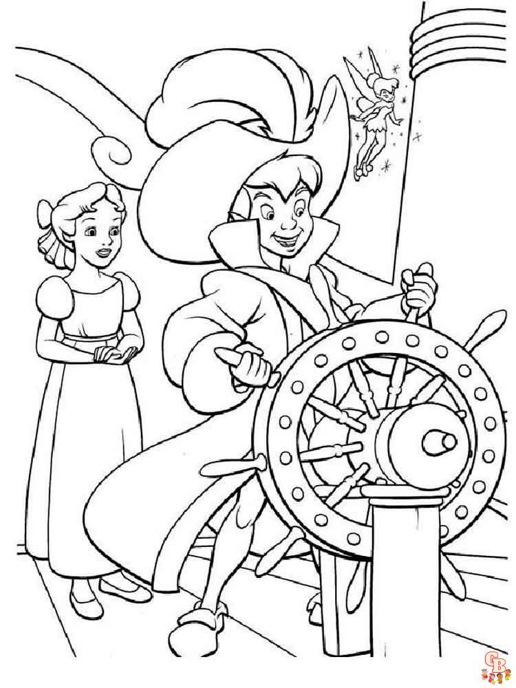 Coloriage Michael de Peter Pan