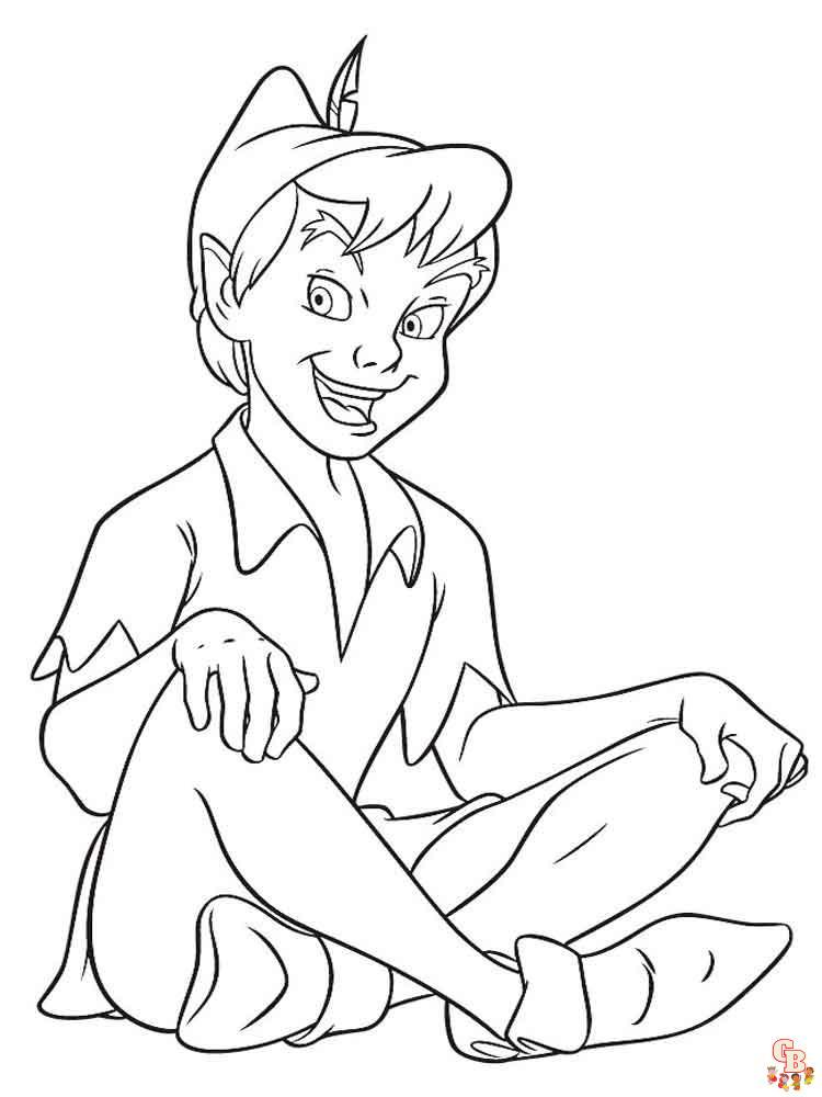 Coloriage Michael de Peter Pan