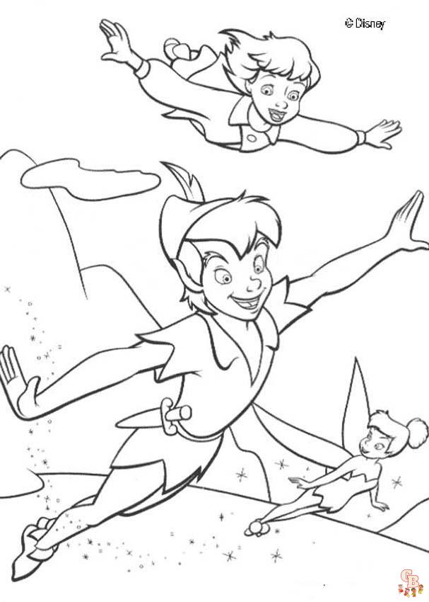 Coloriage Michael de Peter Pan