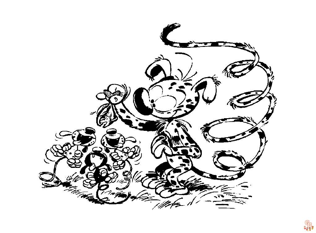 Coloriage Mon ami Marsupilami