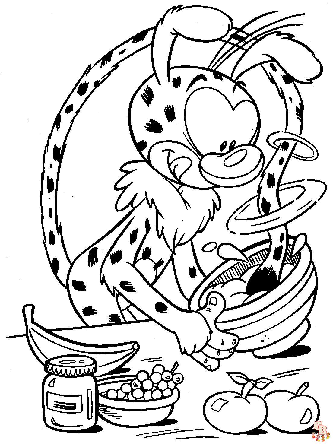 Coloriage Mon ami Marsupilami