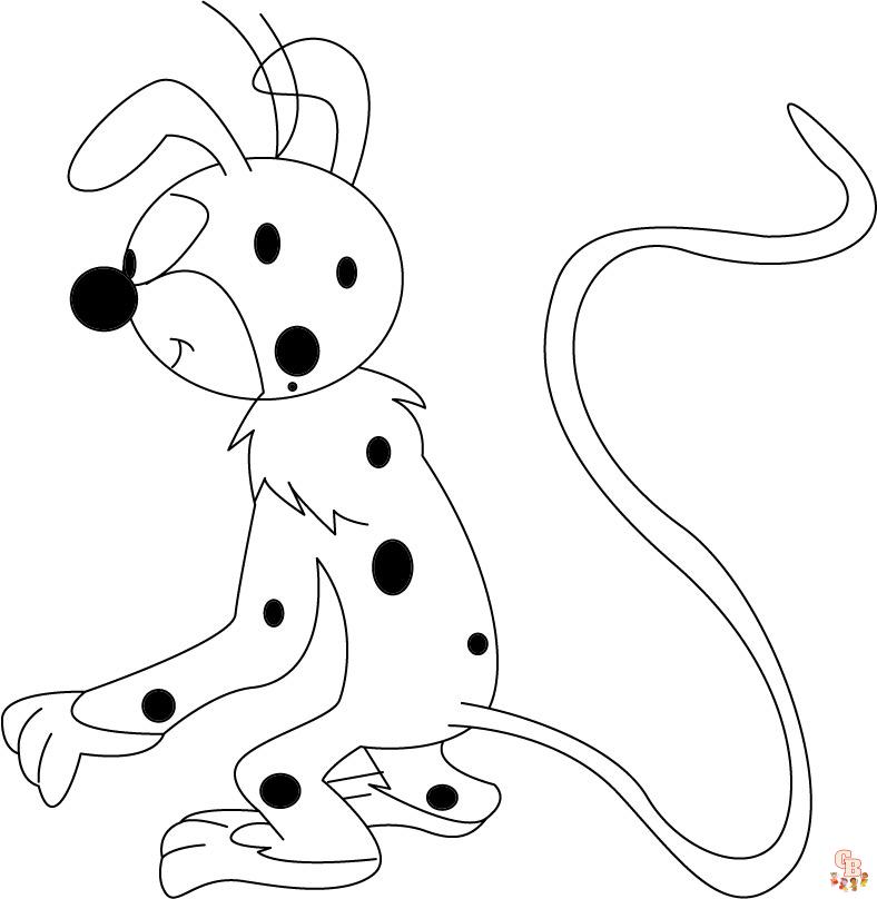 Coloriage Mon ami Marsupilami