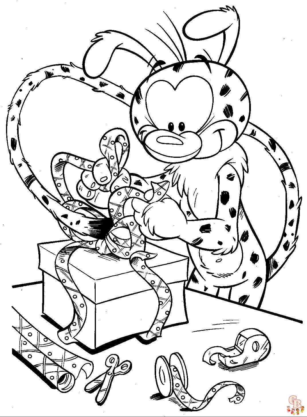 Coloriage Mon ami Marsupilami