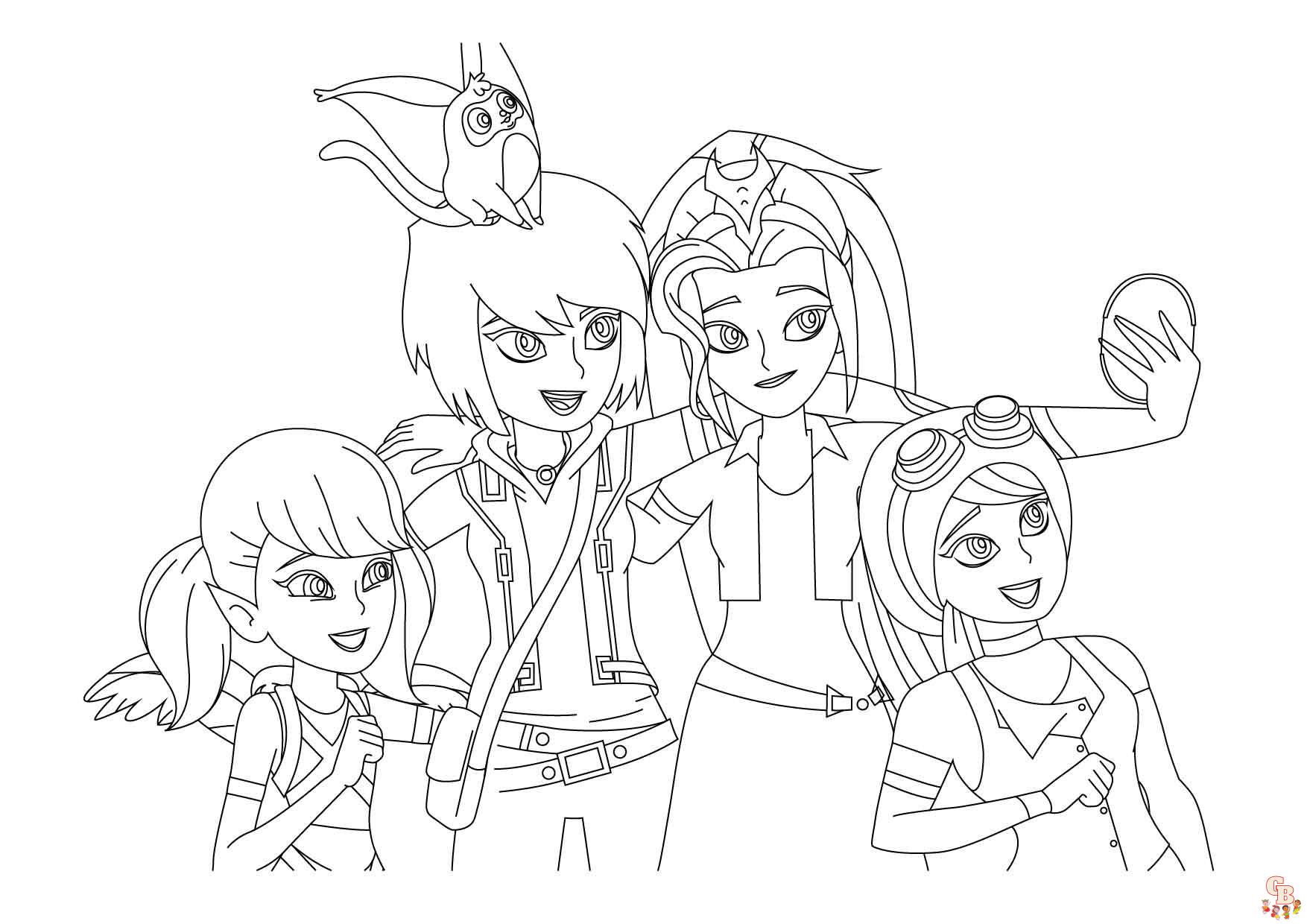 Coloriage Mysticons