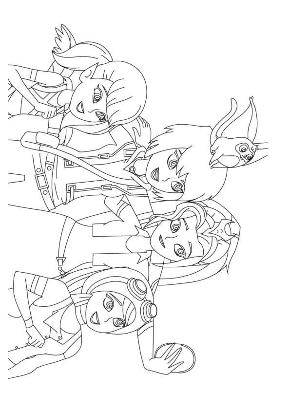 Coloriage Mysticons