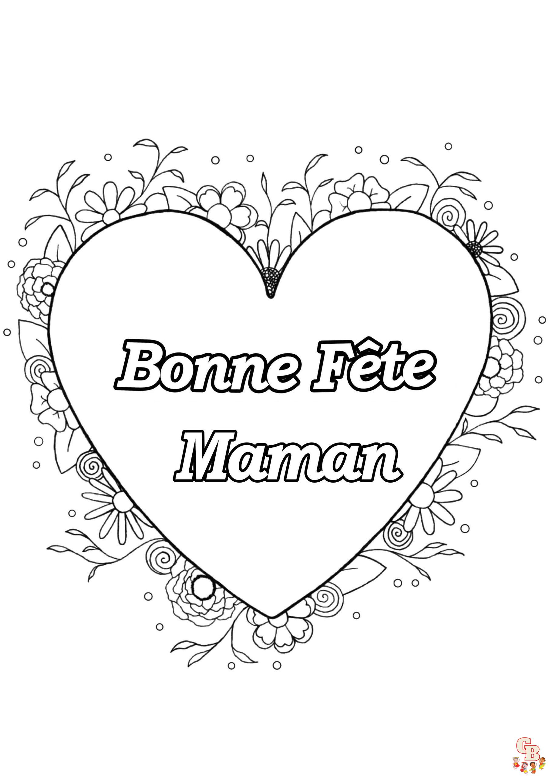 Coloriage Ours Bonne Fete Maman