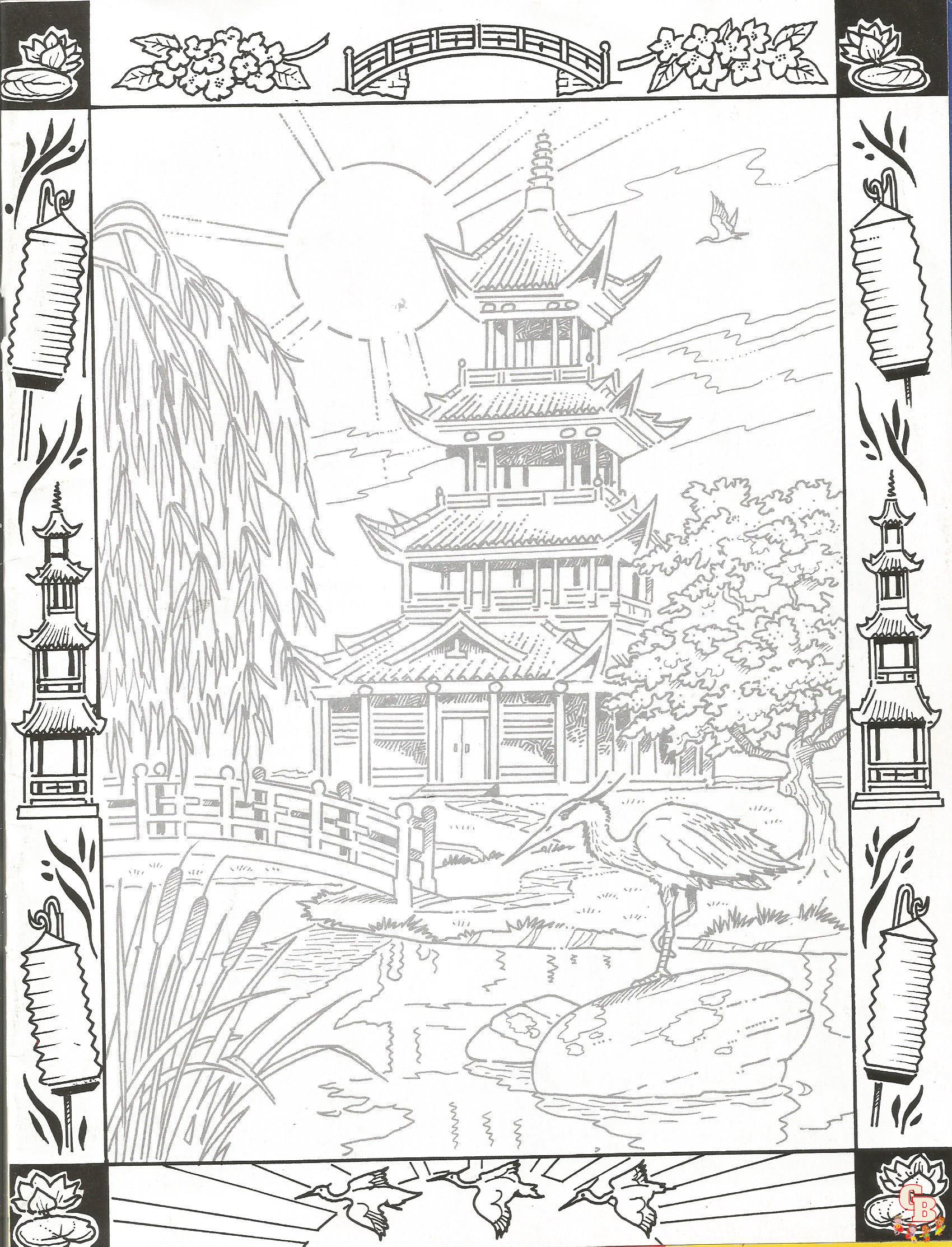 Coloriage Petite asiatique