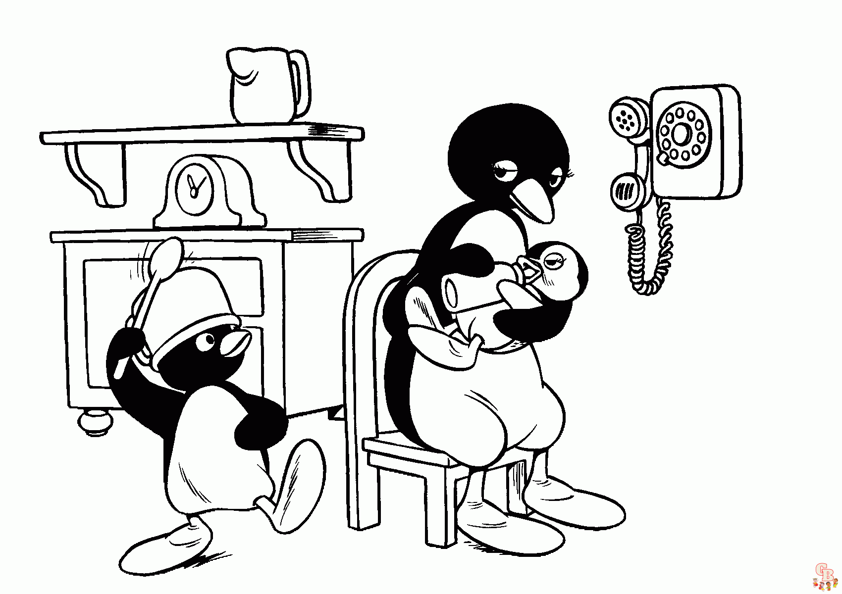 Coloriage Pingu