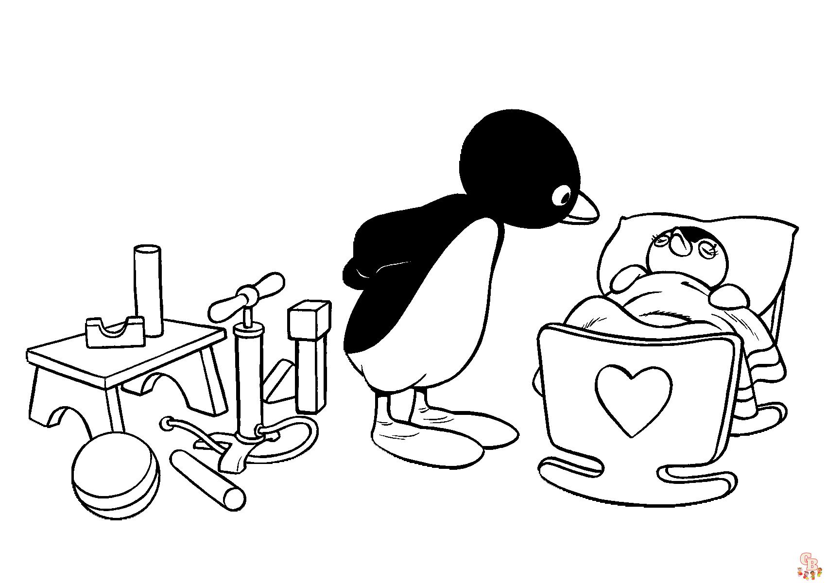 Coloriage Pingu