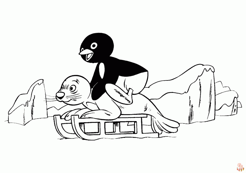 Coloriage Pingu