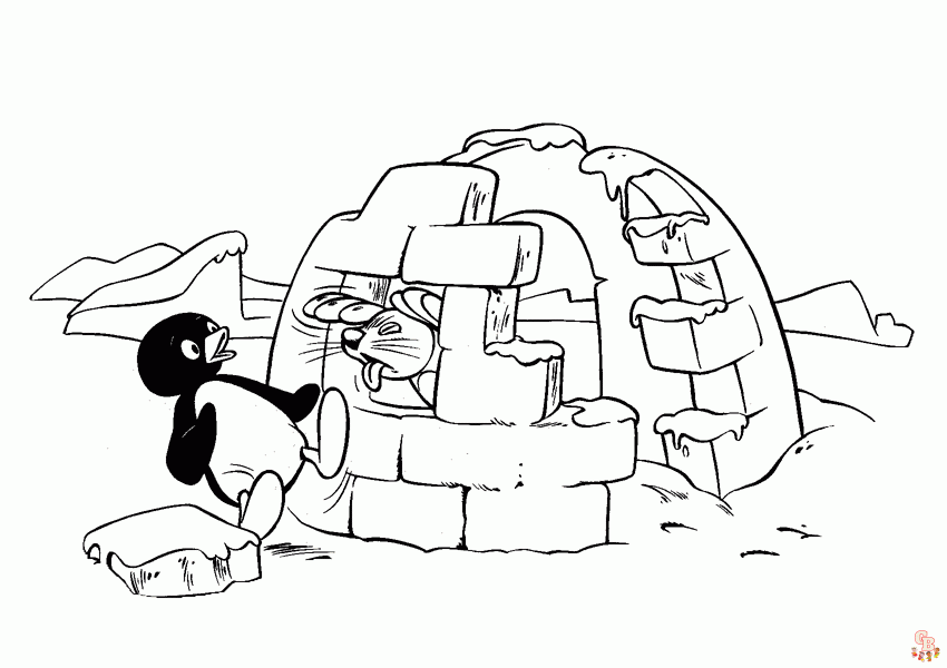 Coloriage Pingu