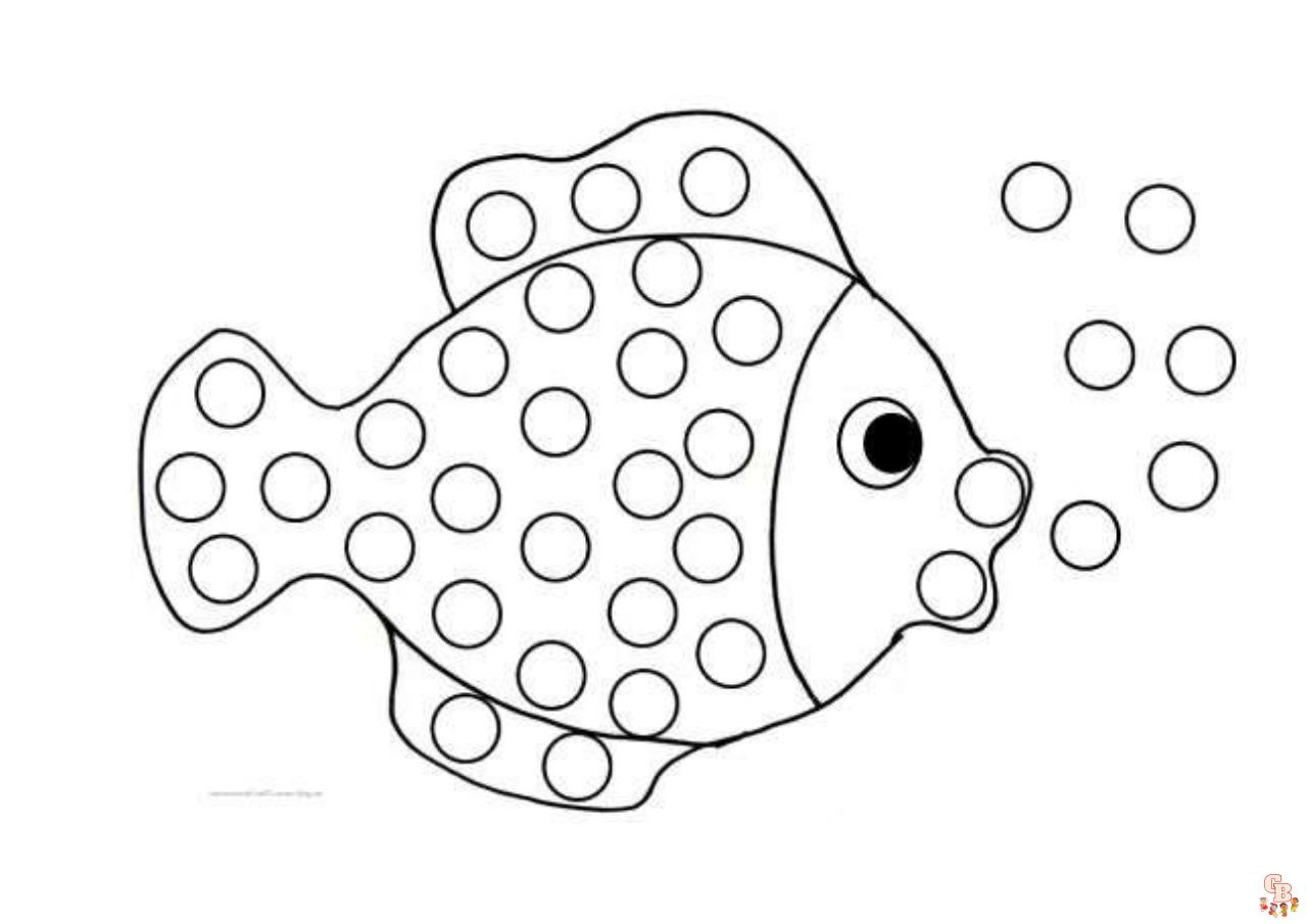 Coloriage Poisson davril