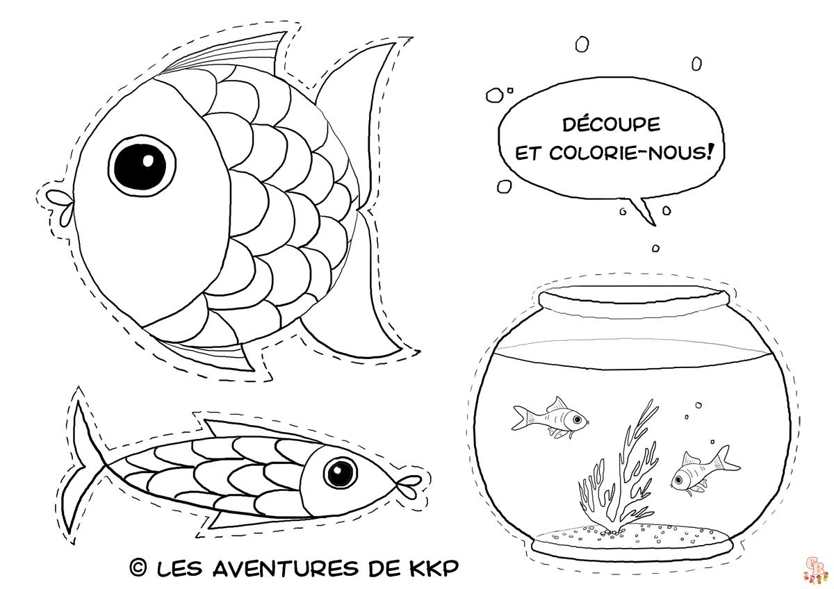 Coloriage Poisson davril