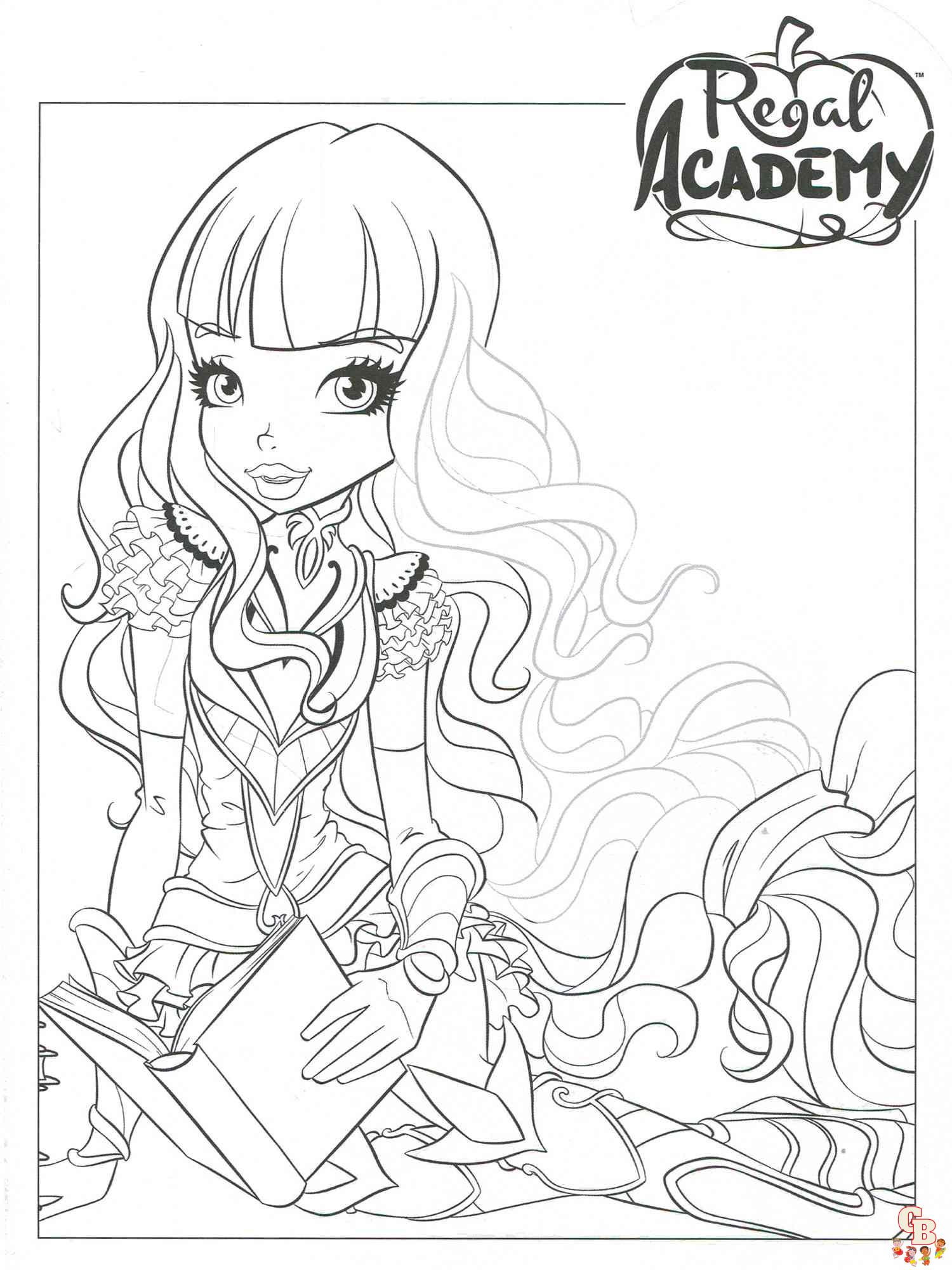 Coloriage Regal Academy lAcademie Royale