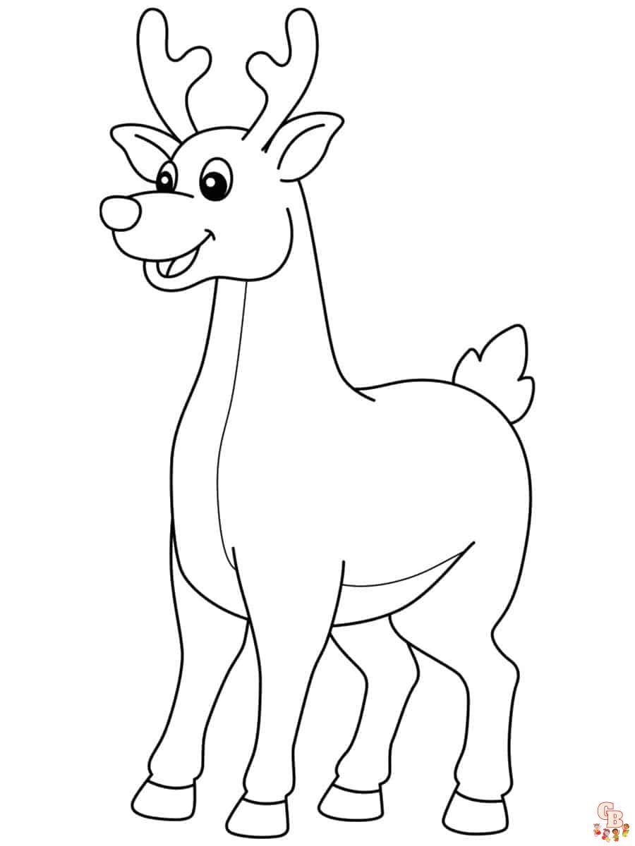 Coloriage Rudolph