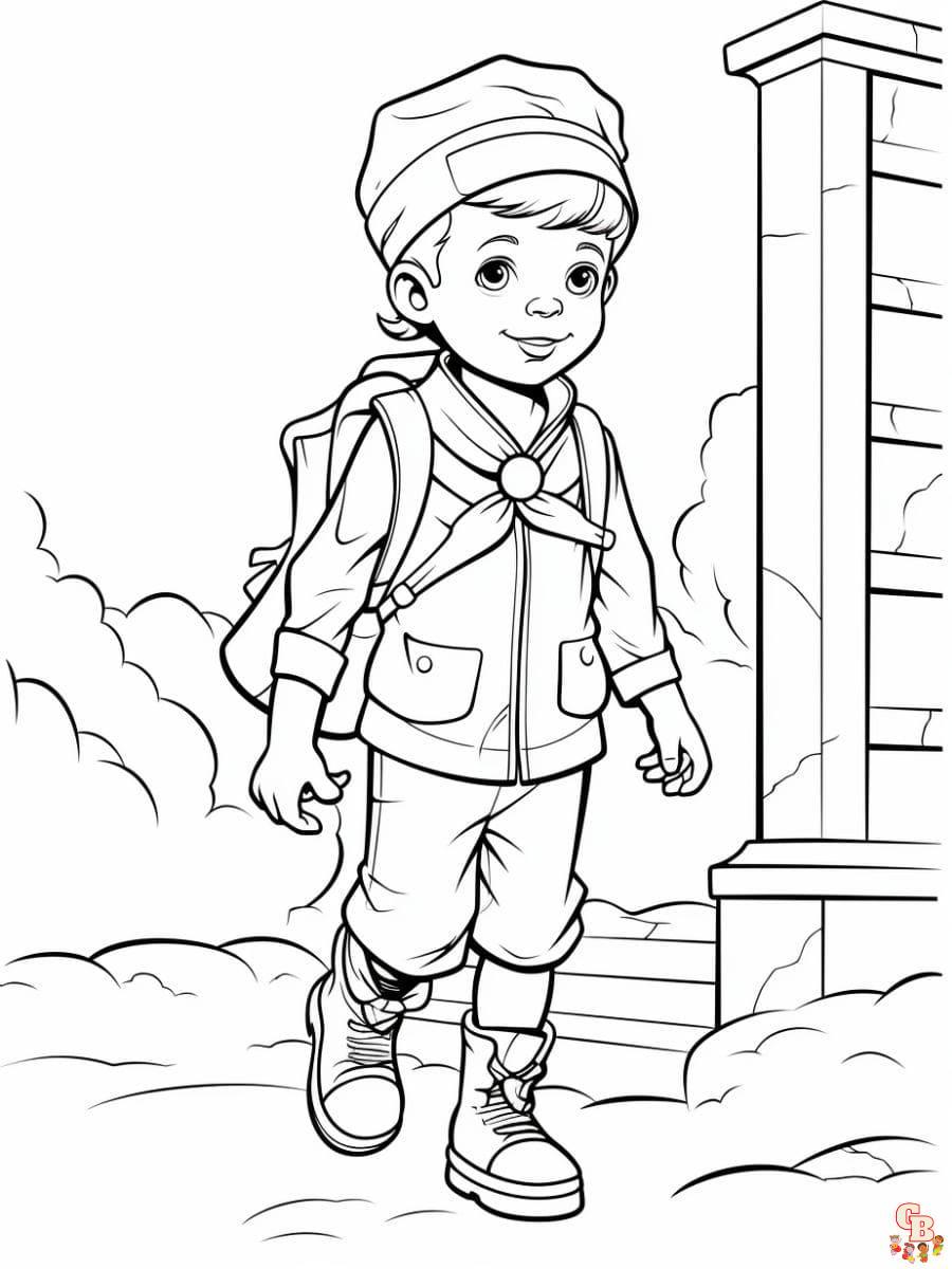 Coloriage Scout