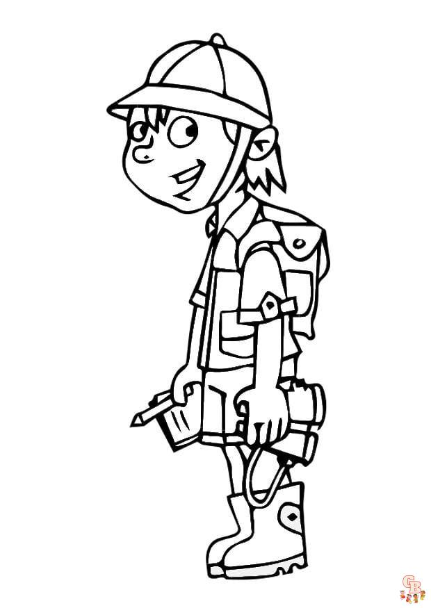 Coloriage Scout