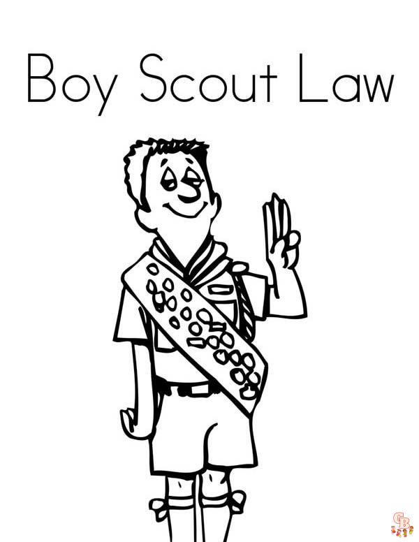 Coloriage Scout