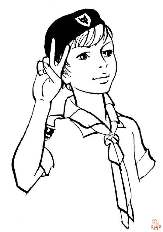 Coloriage Scout