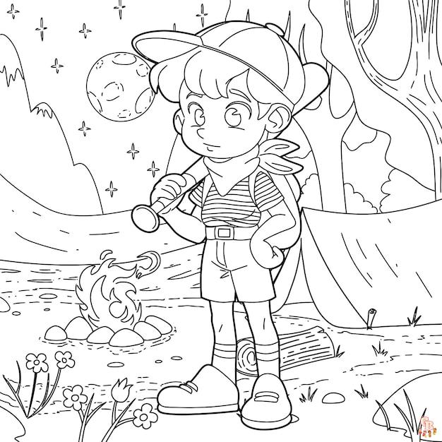 Coloriage Scout