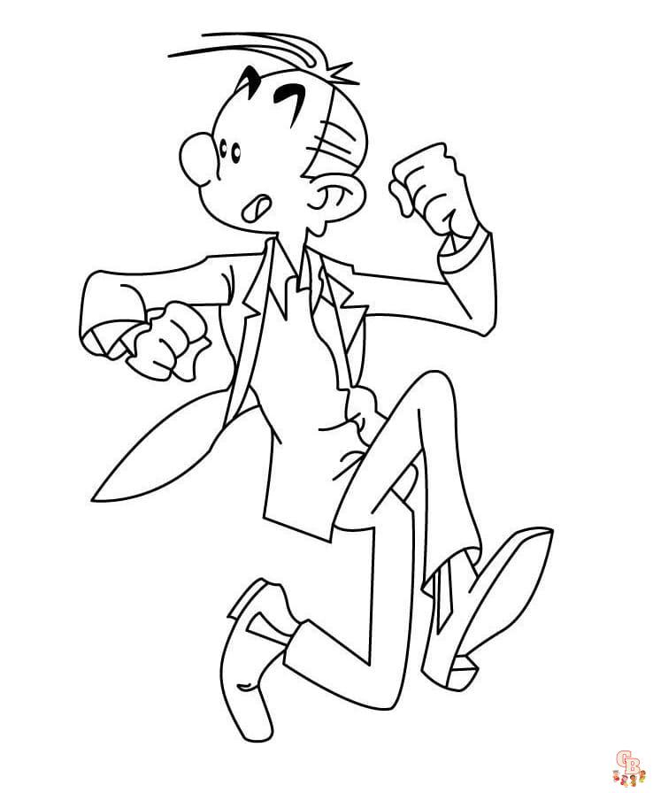 Coloriage Spirou et Fantasio