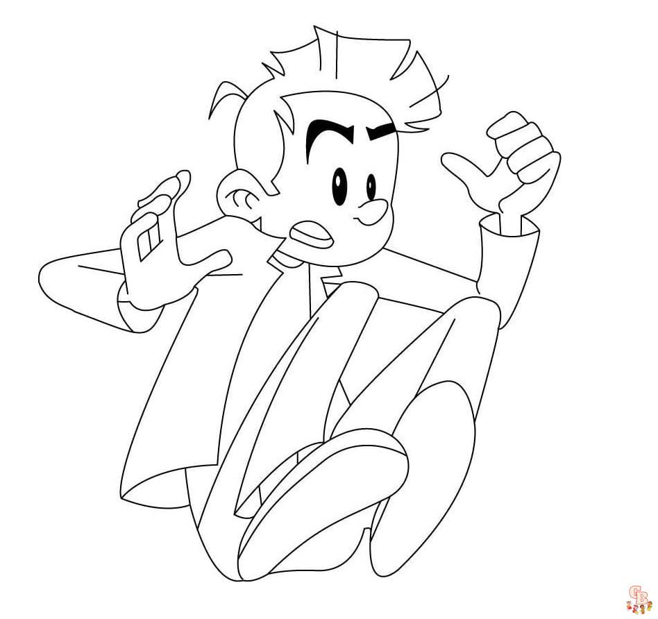 Coloriage Spirou et Fantasio