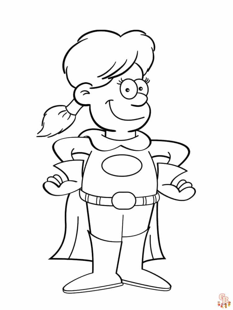 Coloriage Super Maman