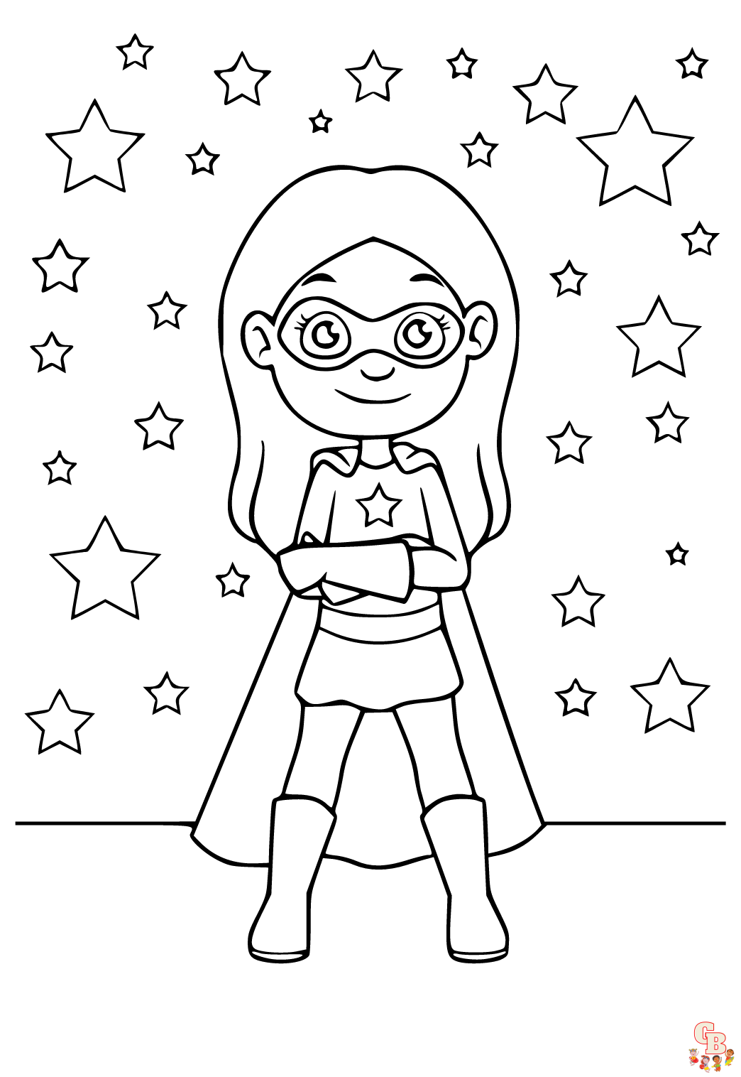 Coloriage Super Maman