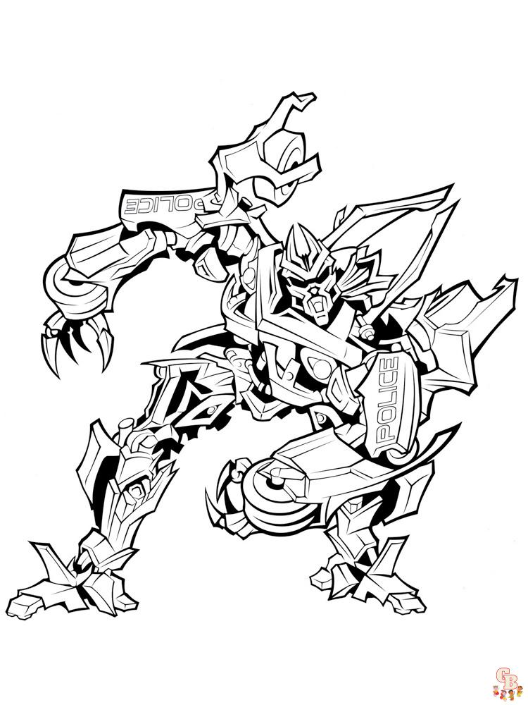 Coloriage Transformers prime Beast Hunters