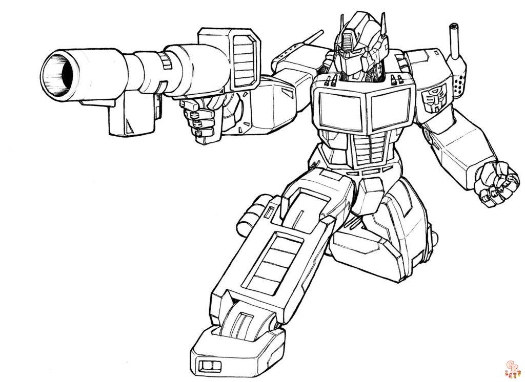 Coloriage Transformers prime Beast Hunters