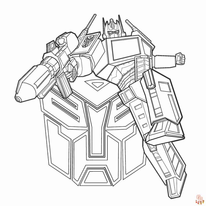 Coloriage Transformers prime Beast Hunters