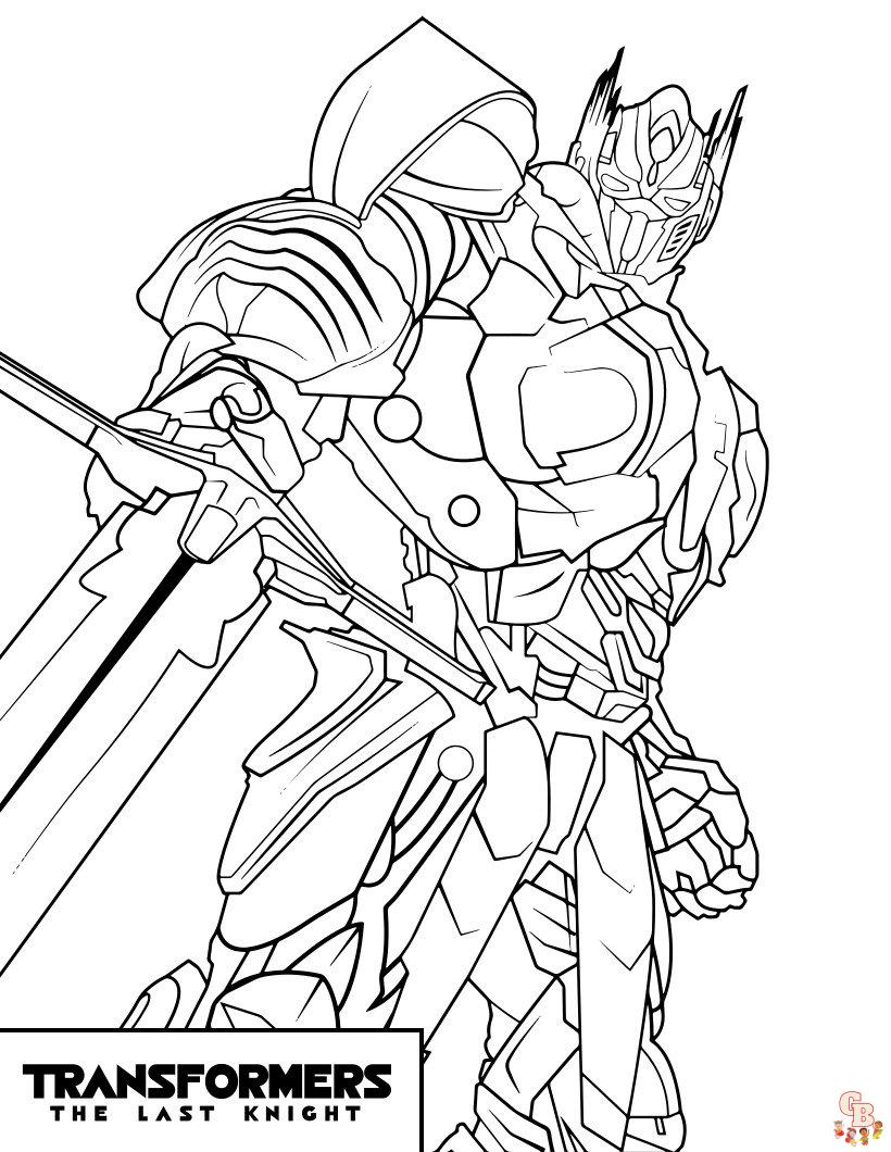 Coloriage Transformers prime Beast Hunters