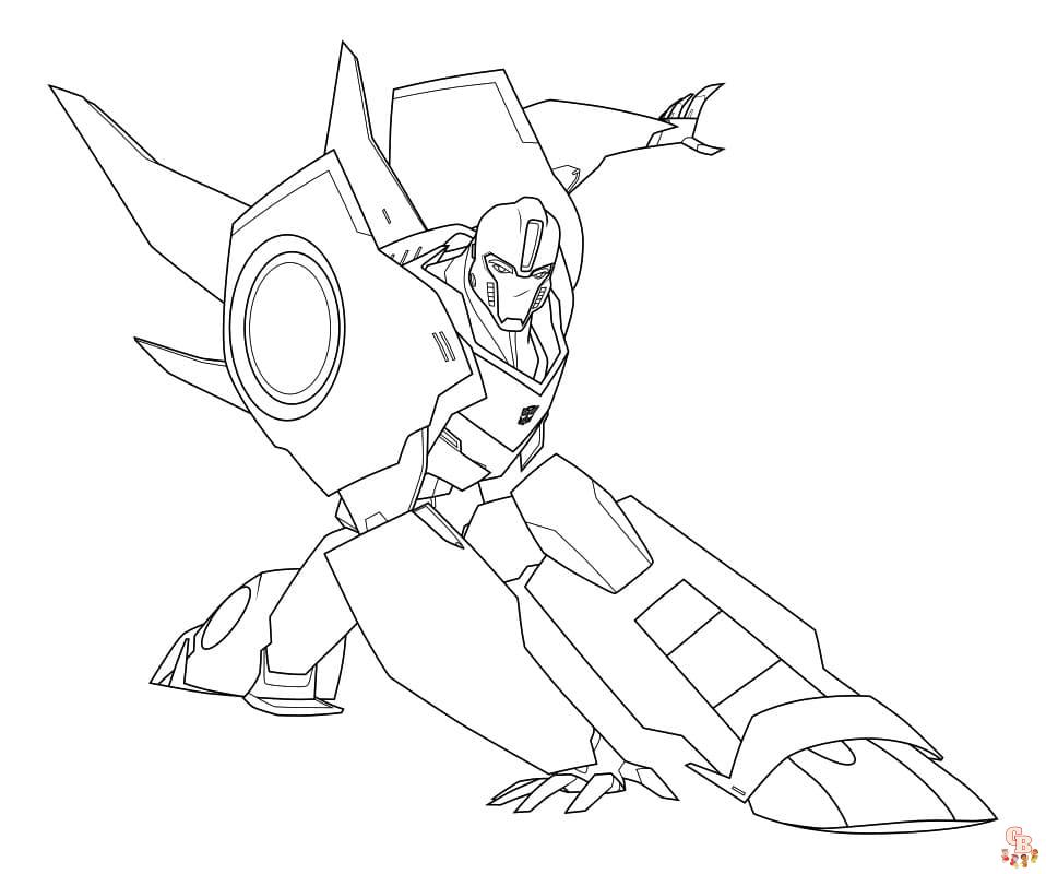 Coloriage Transformers robots in disguise