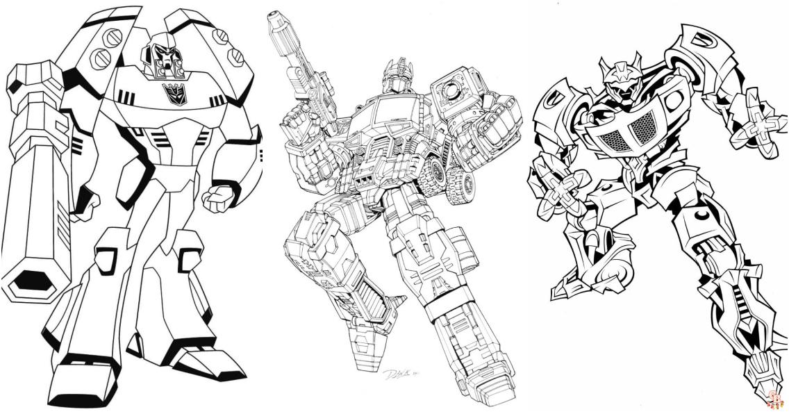 Coloriage Transformers robots in disguise