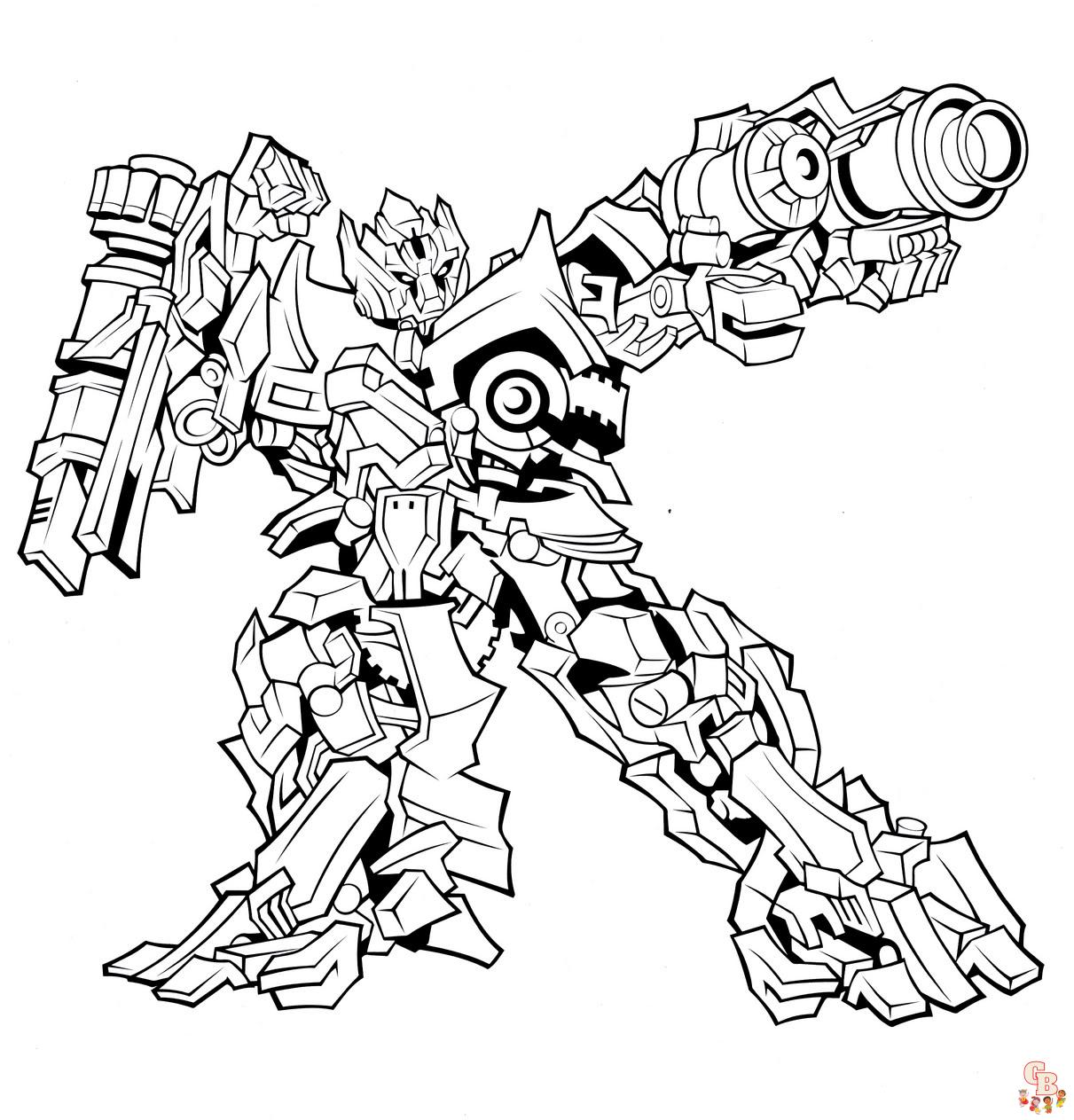 Coloriage Transformers robots in disguise