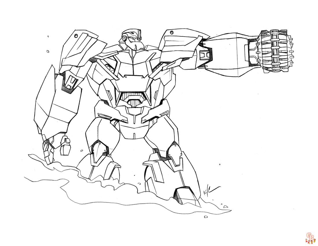 Coloriage Transformers robots in disguise