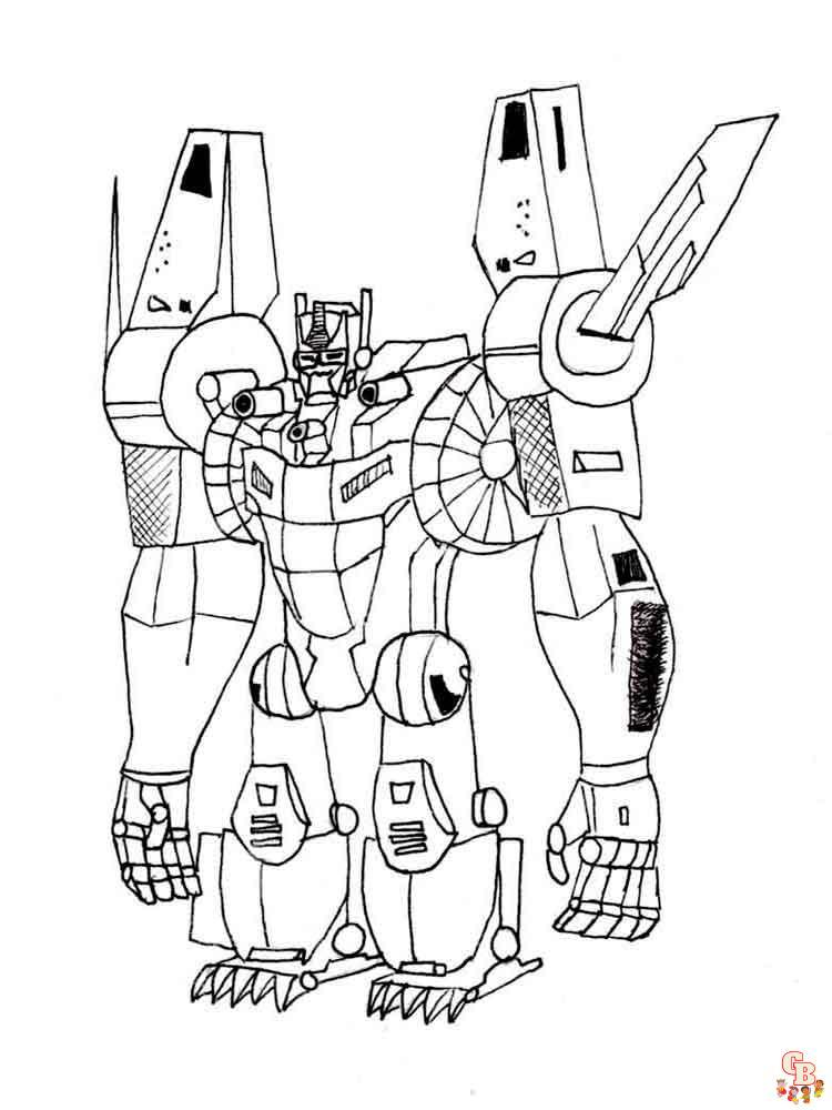 Coloriage Transformers robots in disguise