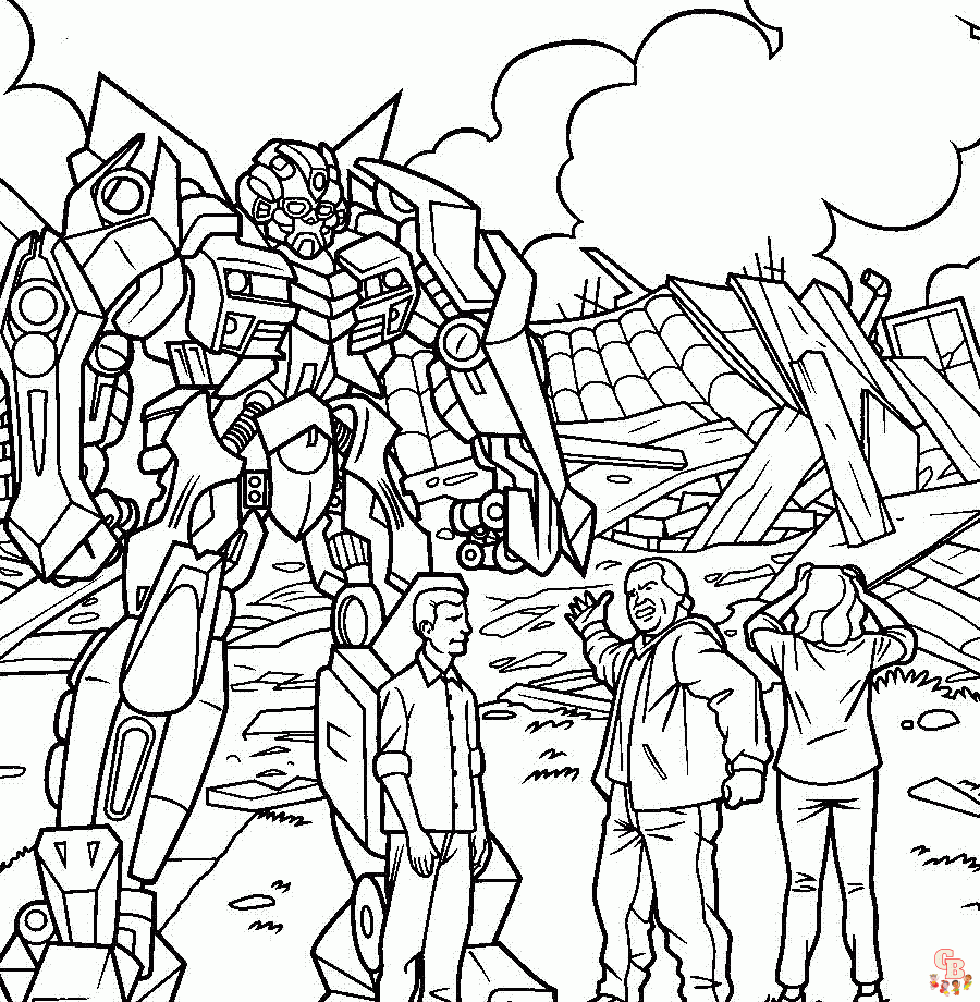 Coloriage Transformers robots in disguise